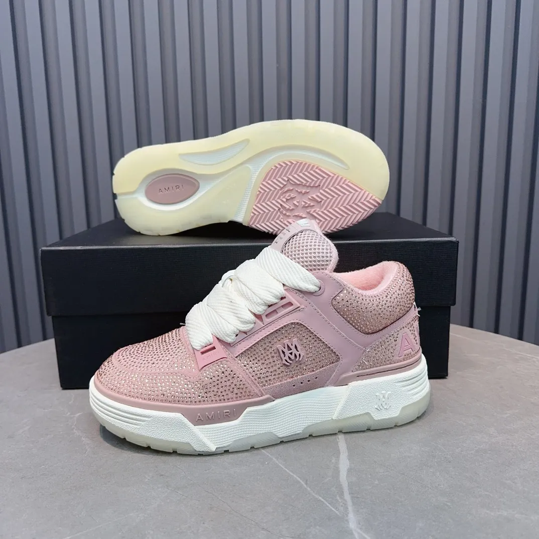 Men's shoes 💰760💰 AMIRI AMIRI fashion brand hot sale 🔥 Available all year round, couples 💑 Official website synchronization Imported fabrics 1⃣️ vs 1⃣️ replica, original factory special original sole, 35-45 (45. non-refundable)